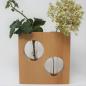 Preview: vase-holz-kreis-ausschnitt-reagenzglas-glas-blumen-buche