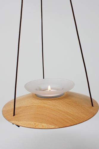 Teelichthänger aus Buche