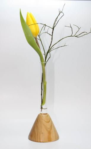 Kegelvase mit Reagenzglas