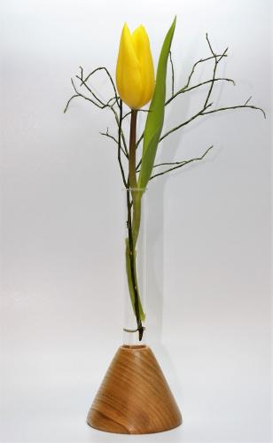Kegelvase mit Reagenzglas