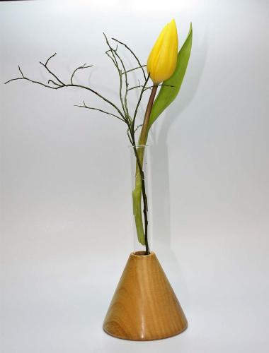 Kegelvase mit Reagenzglas