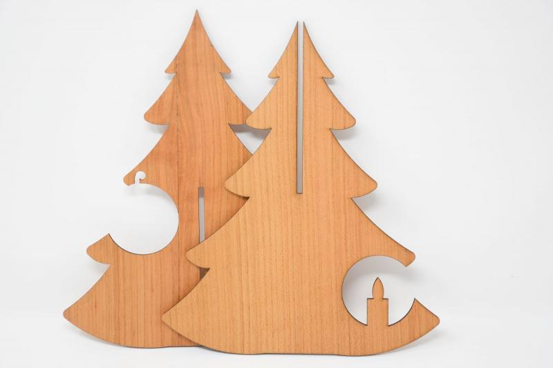 Weihnachtsbaum aus Kirschbaum