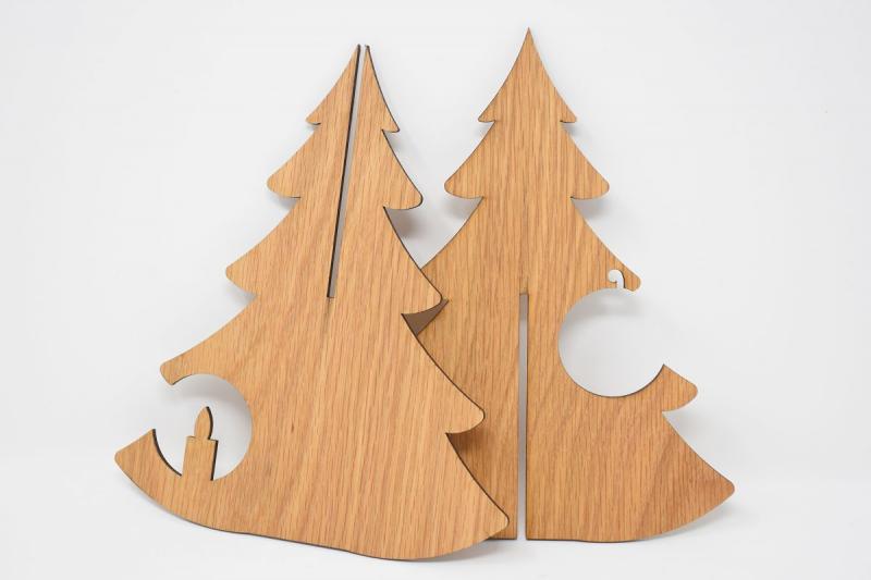 Weihnachtsbaum aus Eiche