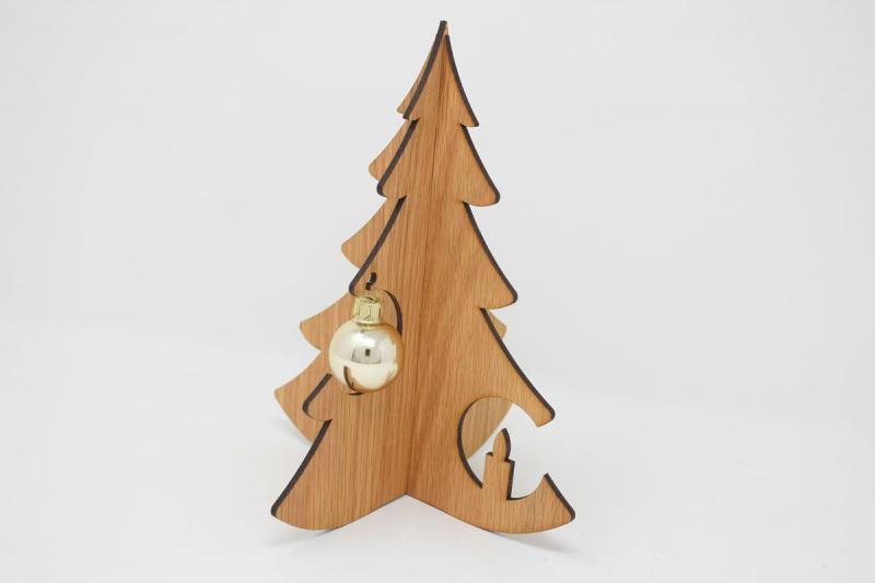 Weihnachtsbaum aus Eiche