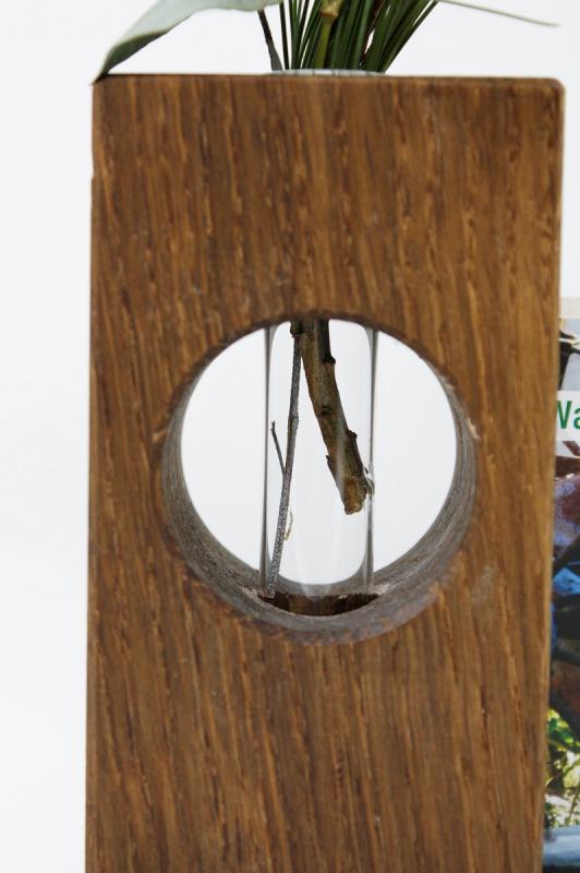 Vase Bullauge mit Bildschlitz