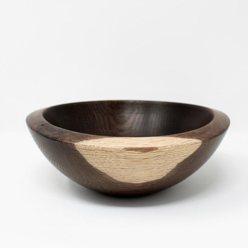 holz-schale-eiche-gebäck-müsli-salat-deko