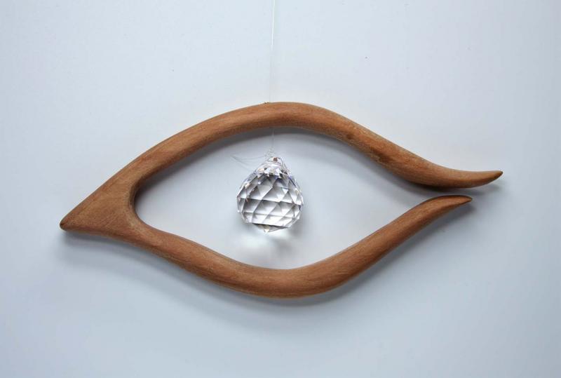Kristall, Regenbogen, Fenster, Deko, Holz, Kunst, Handwerk,