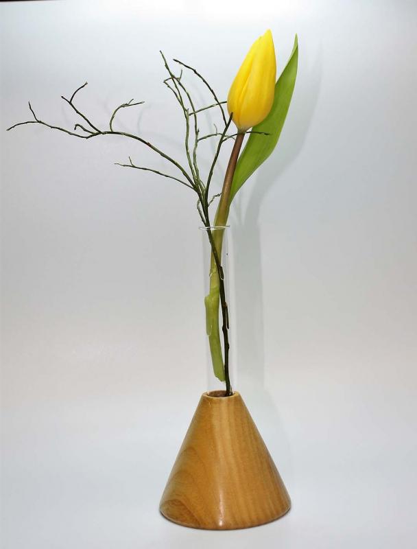 Kegelvase mit Reagenzglas