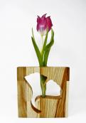 Ausschnittvase mit Ginko