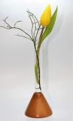 Kegelvase mit Reagenzglas